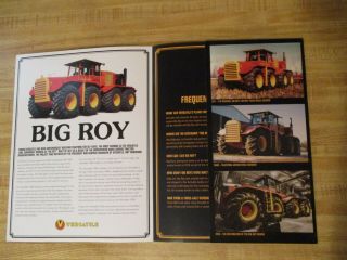 Versatile Big Roy 1080 Tractor Sales Brochure