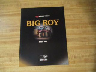 Versatile Big Roy 1080 Tractor Sales Brochure 2