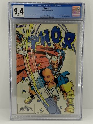 Thor 337 (nov 1983,  Marvel) Cgc 9.  4