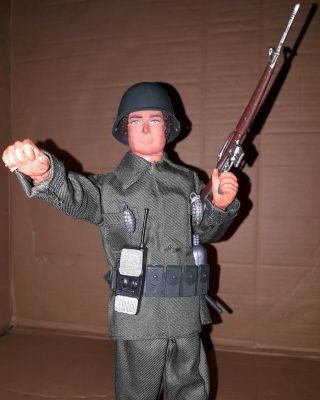 Vintage 70 ' s Gi Joe Knock off DYNAMAN k/o Barter Toys COMBAT SOLDIER Action Man 2
