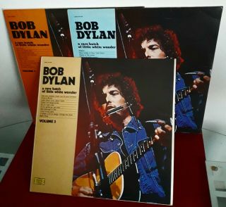 Bob Dylan ‎– A Rare Batch Of Little White Wonder – Volume1,  2,  3 Vinyl Lps