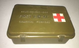 Vietnam War Us Medic General Purpose First Aid Kit W/ Contents 6545 - 00 - 922 - 1200