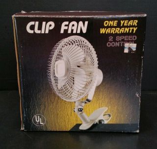 Martronic Clip Fan Vintage Desk Office Workspace Box Heavy Duty T31