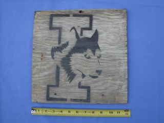 Rare Vintage 1974 Alaska Iditarod Dog Sled Race Wooden Trail Sign