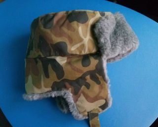 Winter Hat Camo Ushanka Romanian Camouflage Md 1990 Army Woodland M90