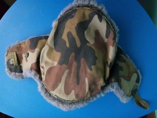Winter Hat Camo Ushanka Romanian Camouflage md 1990 Army woodland m90 2