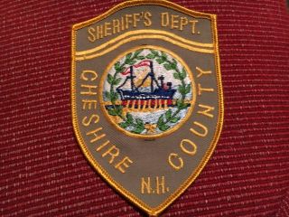 Cheshire County Sheriff Hampshire Police Patch
