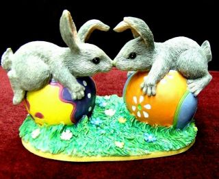 Charming Tails By Dean Griff Silvestri Bunny Love Figurine 87424 Rare Fresh