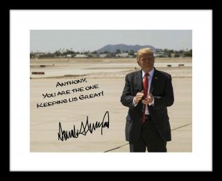Personalized Donald Trump 8x10 Signed Photo Print Autographed Your Name Picture 3