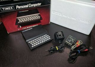 Vintage Timex Sinclair 1000 Personal Computer W/original Box - &