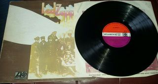 Led Zeppelin Ii 2 1969 Uk Atlantic Plum Label Vinyl Lp.  A2 - B2