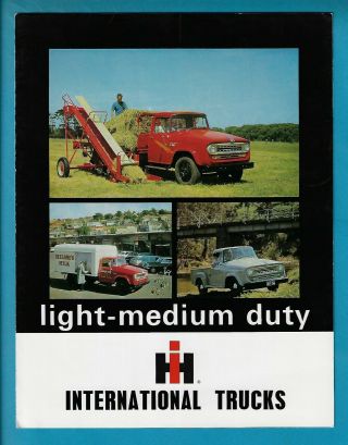 International Light - Medium Duty C - Line Trucks 4 Page Brochure With Flap A - 138 - U