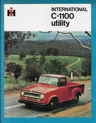 International C - 1100 Utility 4 Page Brochure A - 152 - U