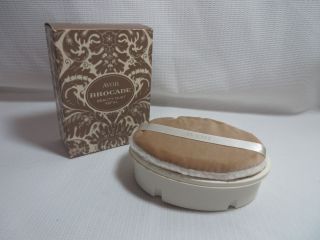 Vintage 70s Avon Brocade Beauty Dust Powder Refill W Box Gift W Cotton Puff