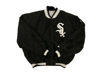 Vintage Chicago White Sox Starter Jacket Men’s Xl Mlb Baseball 90s