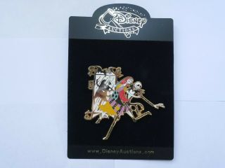 Disney Pins Limited Edition Le 100 Nightmare Before Christmas Jack Sally Dancing