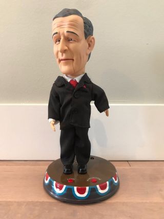 George W Bush Collectors Edition Animated Figure 12 " Tall Gemmy Ind