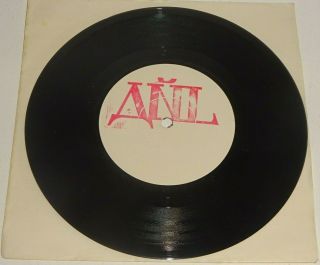 Anti Nowhere League Crime / For The Company 1987 Gwr Test Pressing 7 "