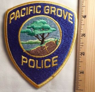 Pacific Grove California Police Patch (highway Patrol,  Sheriff,  Ems)