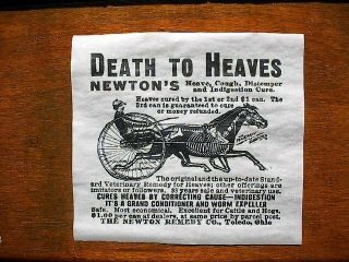 (003) Vintage Reprint Advert Newton 