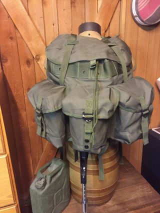 Us Military Army Rucksack Alice Field Pack Backpack Medium Shtf Lite Wt