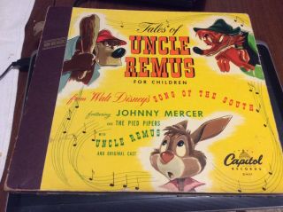 Tales Of Uncle Remus For Children Song Of The South Capitol 116 (3x) 78 Rpm
