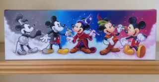 Disney Fine Art Giclee on Canvas MICKEY ' S CREATIVE JOURNEY Tim Rogerson Mickey 2