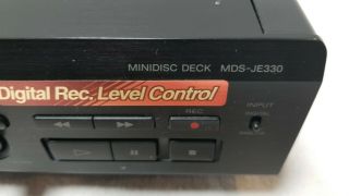 Vintage Sony MDS - JE320 Mini Disc Deck MD Disc Player Wide Bit Stream 3