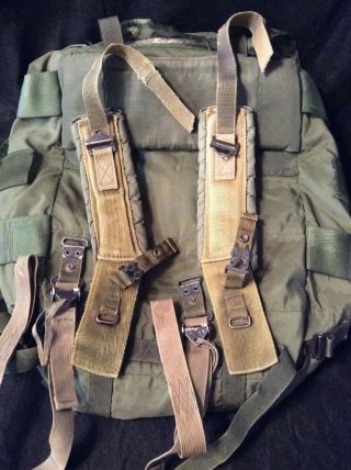 U.  S.  Military Medium Alice Pack O.  D.  Green,  Shoulder Straps
