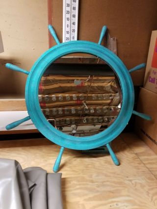Ships Wheel Mirror