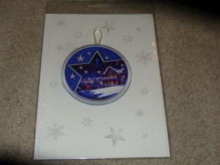 Boy Scout Bsa 2007 Camp Dining Hall Scene Card Christmas Ornament Patch