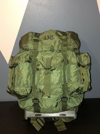 Us Military Issue Alice Field Pack Lc - 1 Combat Medium 8465 - 01 - 019 - 9102 Od Green