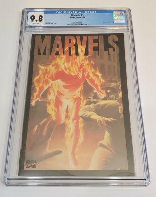 Marvels 1994 Complete Series 1 - 4 Cgc 9.  8,  9.  6 White; Alex Ross,  Marvel Comics