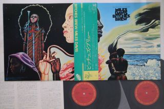 2lp Miles Davis Bitches Brew 28ap21512 Cbs Sony Japan Vinyl Obi