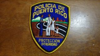 Policia De Puerto Rico Department Highway Patrol Obsolete Patch Bx M 11