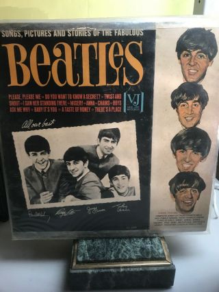 Songs Pictures And Stories Of The Fabulous Beatles Lp Record