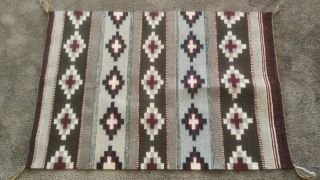 Vintage Navajo Horse Blanket 26x37nice Bright Colors