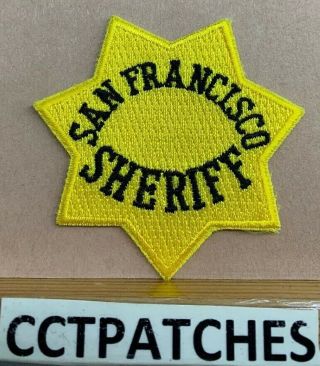 San Francisco,  California Sheriff (police) 2 3/4 " By 2 1/2 " Shoulder Patch Ca