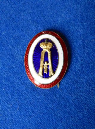 Yugoslavia,  Kingdom.  Serbia.  Cap Badge Alexander I.  Medal.  Order.  Orden.