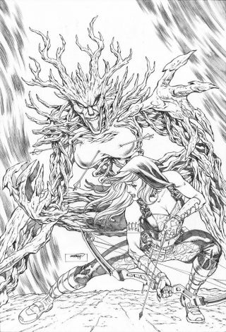 Sheldon Goh Robyn Hood: Outlaw 5 Cover Published Art