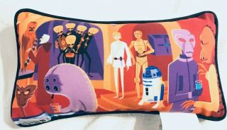 With Tags Disney Wonderground Star Wars Shag Wretched Hive Pillow - Rare