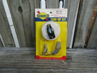 Vintage Sunoco Gas & Oil Station Tune Up Kit/6 Cylinder/hot Street Rat Rod