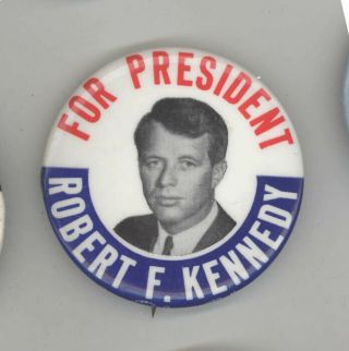 1968 Robert Kennedy Rfk President Political Pin Button Pinback Badge Jfk Emk