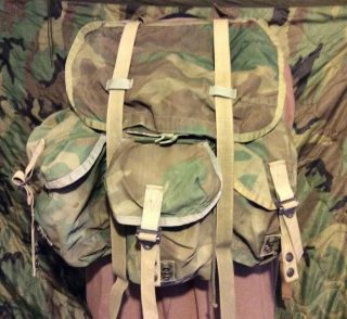U.  S.  Military Medium Alice Pack Camo,  Shoulder Straps