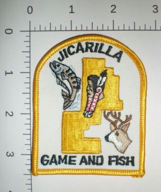Nm Mexico Jicarilla Indian Tribe Game & Fish Warden Dnr Tribal Police Patch