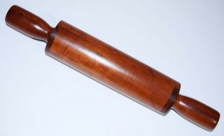 Artisanal Large Cherry Wood Heavy Gourmet Rolling Pin Perfect
