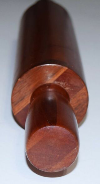 Artisanal LARGE CHERRY WOOD HEAVY GOURMET ROLLING PIN PERFECT 3