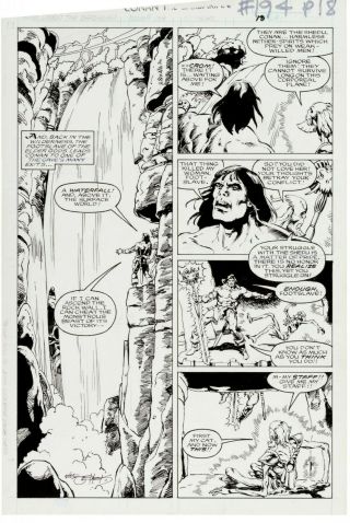 Conan The Barbarian 194 Page 18 By Val Semeiks And Geof Isherwood