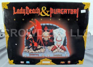 Lady Death & Purgatori Bookends Diamond Select Chaos Comics Limited To 1500 