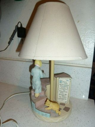 Rare Disney Classic Winnie The Pooh Charpente Table Lamp With Shade Euc